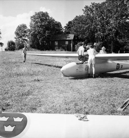 Weihe nr 10 "Cumulus". Är det Lars Sonessons lag från F 10 Ängelholm? Foto: Åke Ahlstrand, Specialfoto