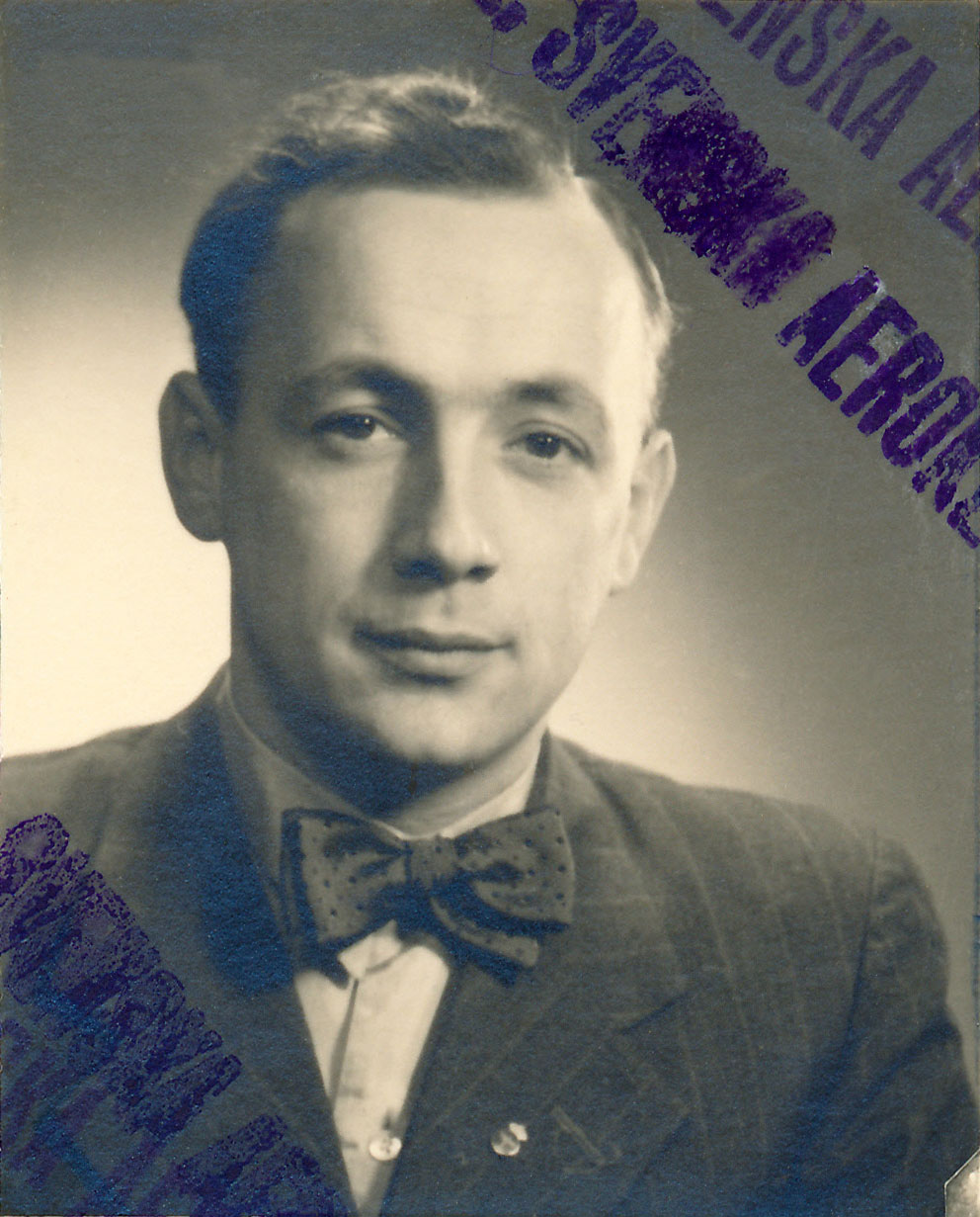 Hans Åman på ett KSAK-medlemskort för 1952. Foto via Björn Åman.