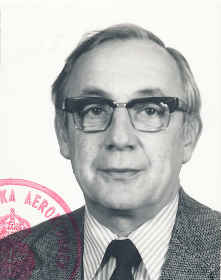 Hans Åman på ett KSAK-medlemskort för 1983. Foto via Björn Åman.