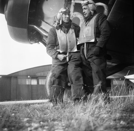 Hans Åman t.h. Foto via Björn Åman.
