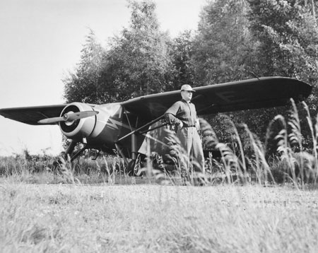 Fairchild Forwarder SE-BXE sommaren 1954. Foto via Björn Åman.