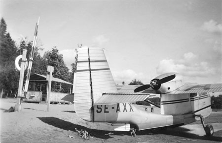 Seabee-turné 1949. Sjömarken 15 aug. Foto via Björn Åman.