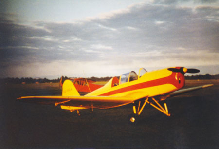 Klemm 35D SE-BGA c:a 1959-1960. (Baserad i Karlstad från 1948. Karlstads sportflygklubb 1960-1961.) Foto via Björn Åman.