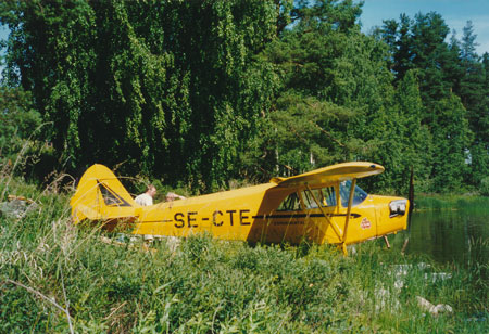 Cuben SE-CTE i juli 1996. Foto via Björn Åman.