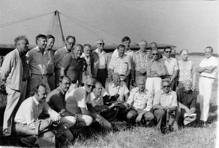 Från 1986, se dokument A63ab. Kurt Bjärestig står som nr 6 från vänster. Foto via Kurt Bjärestig