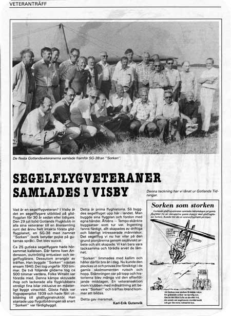 Ur tidningen Segelflygsport nr 3:1986 (oktobernumret) sid 54, utgiven av Svenska Segelflygförbundet. Tidningsklipp via Kurt Bjärestig
