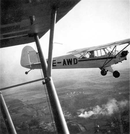 Cuben SE-AWD plåtad från Aero-Frabhs Cub SE-ATH. Foto via Kurt Bjärestig