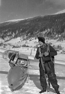 Jag vid en Weihe. Foto: Hans Broberg.
