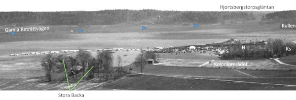 Flygfältet från vattentornet