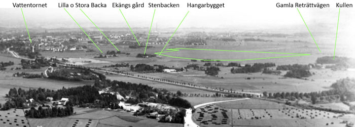 Flygfältet från Adolfsberg