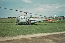 SE-HAW Bell 47J Ranger F:a Helikoptertjänst Bromma Foto: LEI, 650612