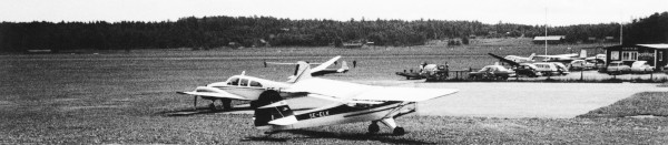 Vy åt söder från terminalområdet 1965