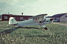 SE-ATO Piper L-4 Cub F:a Flygtrafk, A Tengler, Örebro Foto: LEI, 660617