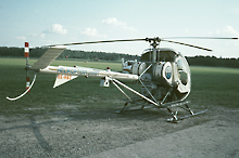 SE-HBZ Huges 269B AB Helikoptertjänst Foto: LEI, 670615