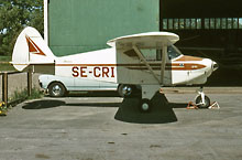 SE-CRI Piper PA-22 Colt 108 F:a Bergslagsflyg, Karlskoga Foto: LEI, 690606
