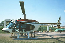 SE-HPF Agusta Bell 206B Swedish Police Wing Foto: LEI, 690615