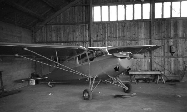 KZ-7 SE-COK i Gustavsvikshangaren. Foto: Kenneth Johansson.