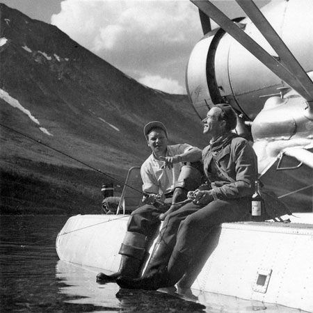 Höök och Sproge vid Teusajaure. Foto: Tore Jonsing