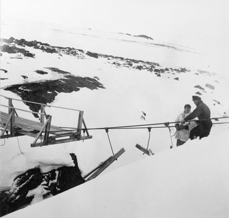 Bro över Tjäktjavagge. Foto: Tore Jonsing