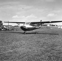 Klubbens första Cessna SE-CTI, plåtad 1962. Foto: Jan-Peter Möllerberg