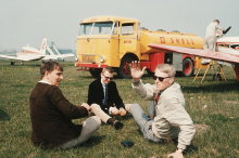 Tor Hagenfeldt, Max Danielsson och Ronnie Eriksson Bulltofta. Foto: Jan-Peter Möllerberg