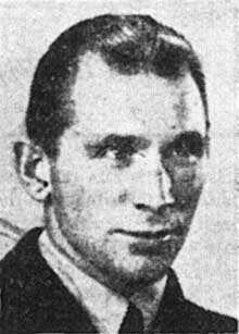 Verkmästare Carlsson, F 21. Bild i Norrbottens-Kuriren 4 jan 1947.