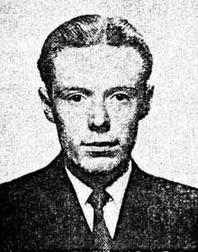 Flyglärare Bengt Bengtsson. Foto i Karlskoga-Flygs broschyr