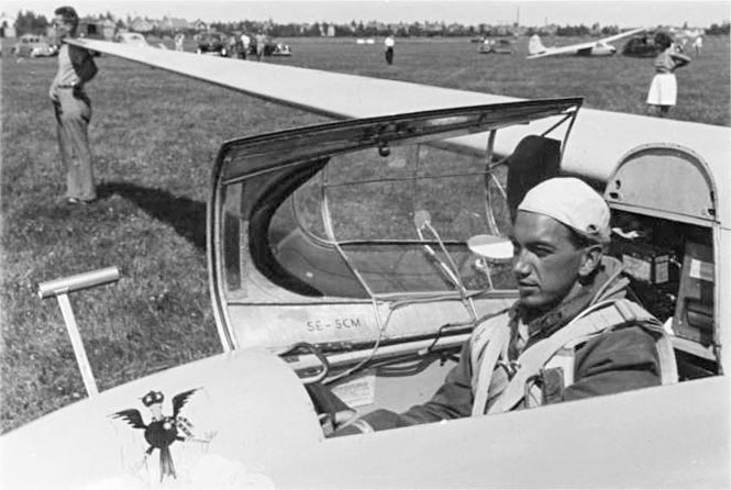 Tage Löf startar på VM 1950