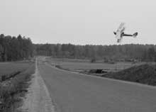 Tätt över Bondsättersvägen. 1961. Foto: Lars Sandblom