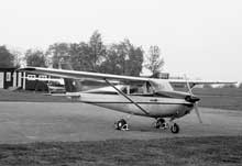 Cessna 172 SE-CTL. 1961. Foto: Lars Sandblom