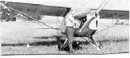 Jag vid ASA-flygs Auster. Foto: Okänd via Sven-Olov Sjöstedt