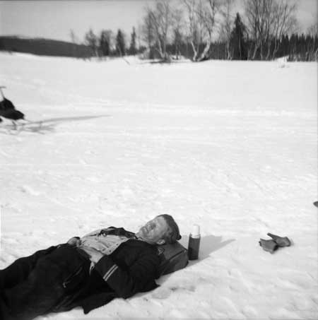 Arne tar en paus i flygandet Foto via Arne Tengler